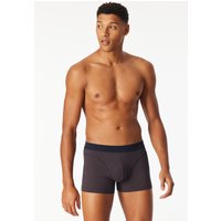 Shorts Organic Cotton gemustert rotbraun - Comfort Fit 7 von Schiesser