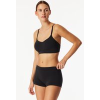 Shorts schwarz - Unique Cotton 40 von Schiesser