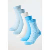 Socken 5er-Pack mehrfarbig gemustert - Bluebird 35/38 von Schiesser