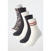 Socken 5er-Pack mehrfarbig gemustert - Bluebird 39/42 von Schiesser