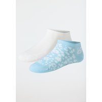 Socken Sneaker Stay Fresh 2er-Pack Blümchen creme/ hellblau - Fashion 39/42 von Schiesser
