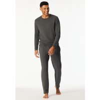 Sweatshirt langarm dunkelgrau-meliert - Mix+Relax 52 von Schiesser