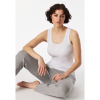 Trägertop Doppelripp weiß - SCHIESSER 150 Years 42 von Schiesser