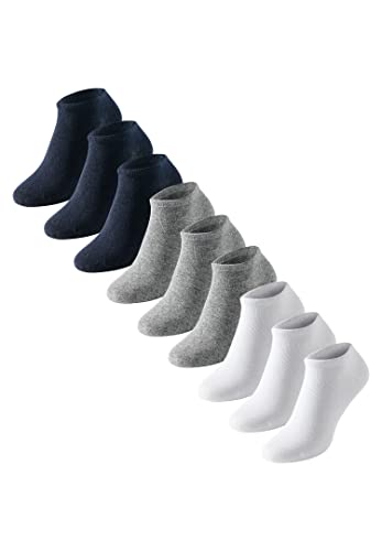 Uncover by Schiesser Damen 9 Pack Sneaker Socken Sportsocken - Sparpack, Mehrfarbig, 35-38 von Uncover by Schiesser