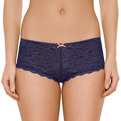 Uncover by Schiesser Damen Cheeky Pants Hipster, Blau (dunkelblau 803), 38 (Herstellergröße: M) von Uncover by Schiesser