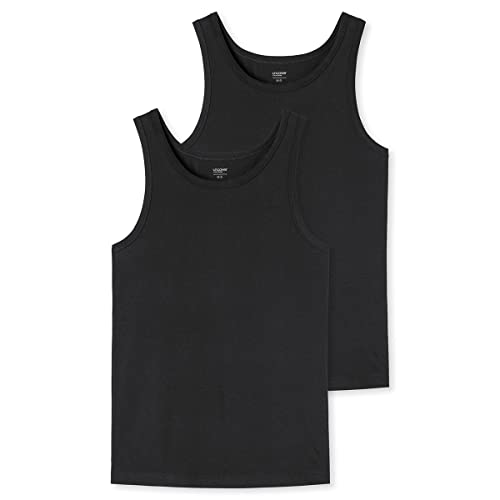 Uncover by Schiesser - Unterhemd/Tanktop - 2er Pack (XL Schwarz) von Uncover by Schiesser