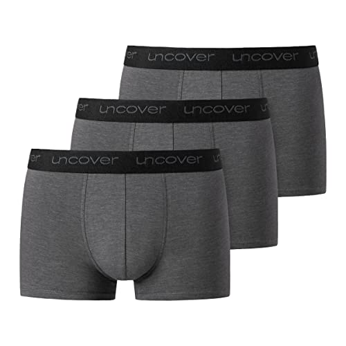 Uncover by Schiesser - Retro Shorts/Pant - 3er Pack (XXL Dunkelgrau) von Uncover by Schiesser