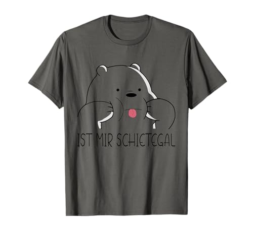 Ist mir Schietegal Bär Lustiger Spruch Männer Frauen Bärchen T-Shirt von Schietegal Bärchen Lustiger Spruch T-Shirt Bär