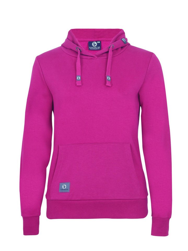 Schietwetter Kapuzenpullover Damen Hoodie "Maike" unifarben, mit Kängurutasche von Schietwetter