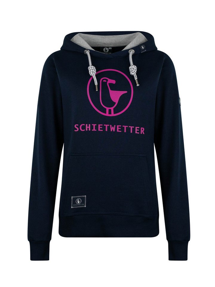 Schietwetter Kapuzenpullover Damen Hoodie "Möwe Lotte" von Schietwetter