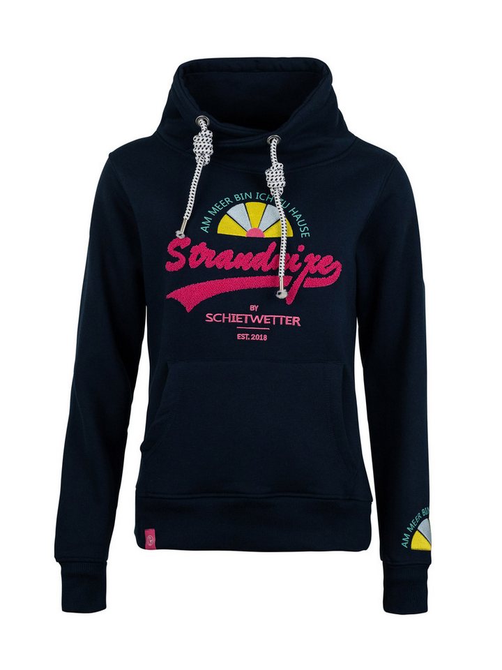 Schietwetter Rundhalspullover Damen Sweatshirt SW Strandperle Sis von Schietwetter
