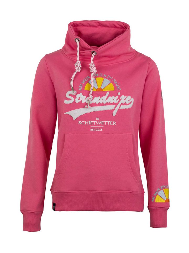 Schietwetter Rundhalspullover Damen Sweatshirt SW Strandperle Sis von Schietwetter