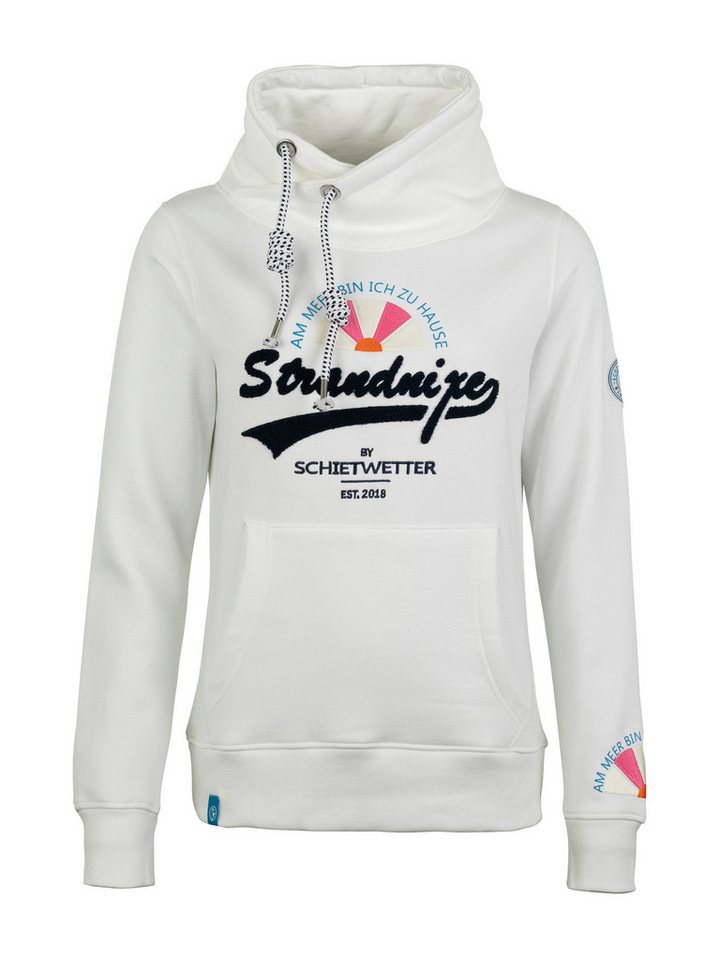 Schietwetter Rundhalspullover Damen Sweatshirt SW Strandperle Sis von Schietwetter