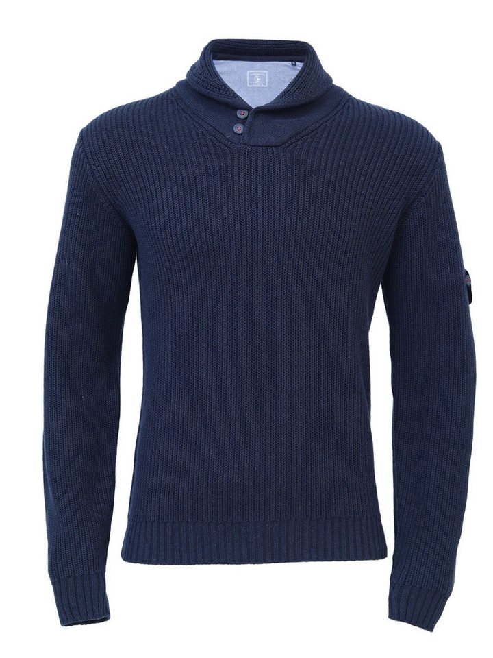 Schietwetter Schalkragenpullover Herren Wollpullover "Scott" Baumwolle von Schietwetter