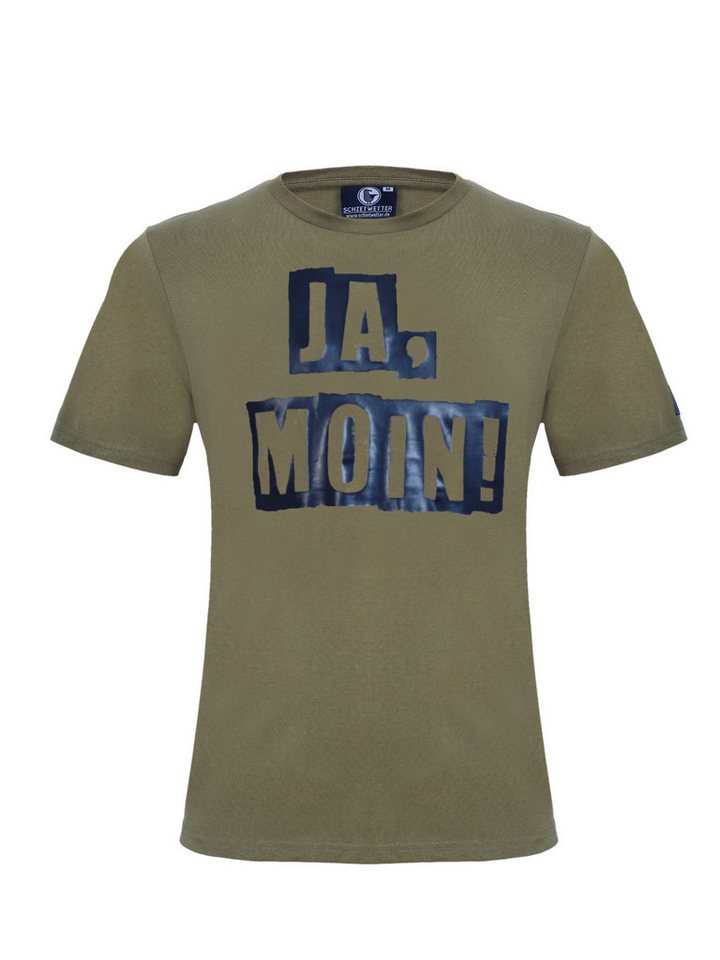 Schietwetter T-Shirt Herren "Ja Moin", 100% Baumwolle von Schietwetter