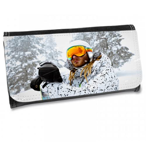 Geldbörse Geldbeutel mit Foto und Text selbst gestalten für Herren und Damen Magnetverschluss Robustes Kunstleder Brieftasche Kinder Portemonnaie Portmonee von Schilderfeuerwehr