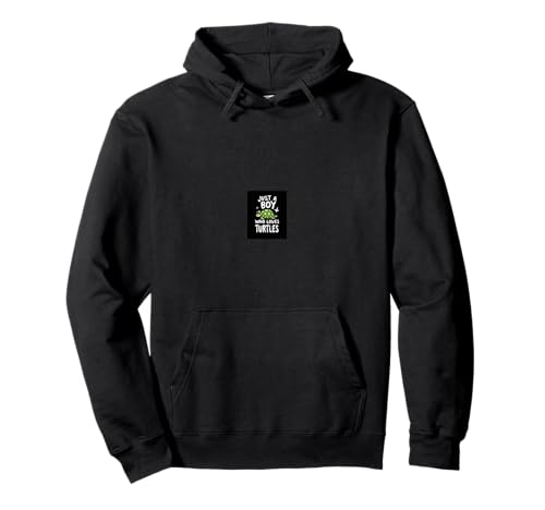 JUST A Boy WHO Loves Turtles Schildkrötenliebhaber Pullover Hoodie von Schildkrötenliebhaber-Geschenkentwurf