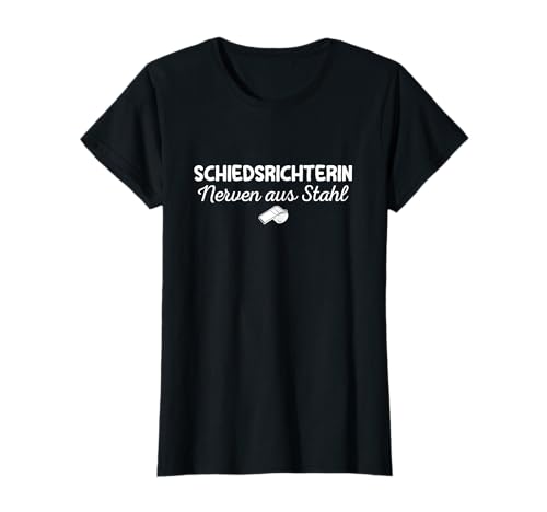Damen Unparteiische Fußball Schiri Schiedsrichterin T-Shirt von Schiri Set Schiedsrichter Pfeife Zubehör