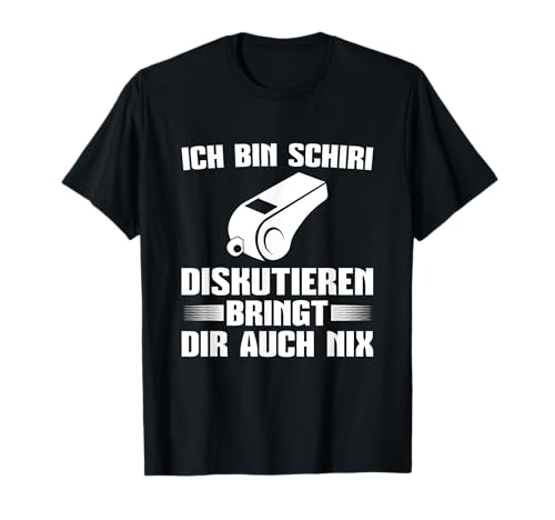 Herren Fußballschiri Unparteiischer Referee Schiedsrichter T-Shirt von Schiri Set Schiedsrichter Pfeife Zubehör