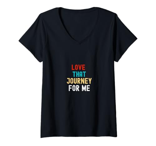 Damen Liebe Diese Reise für Mich T-Shirt mit V-Ausschnitt Damen Liebe Diese Reise für Mich T-Shirt mit V-Ausschnitt von Schitts tee creek