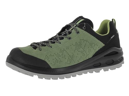 Schladminger Art. AICH Men leichte und komfortable Multifunktionsschuhe mit Wildleder Obermaterial und griffiger Laufsohle | Wanderhalbschuhe | Outdoorschuhe Green/Black EU 45 von Schladminger Bergschuh