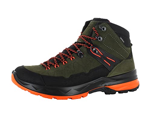 Schladminger Wanderschuh Art. Stoderzinken Mid GRT oliv/orange EU 41 von Schladminger Bergschuh