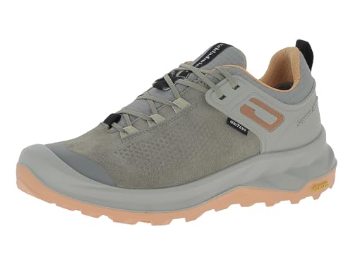 Wanderhalbschuhe Schladminger Art. Ramsau Lady Low wasserdichte und gedämpfte Damen Trekkingschuhe mit Wildleder Obermaterial | Wanderschuhe | Hikingschuhe Grau/Lachs EU 41 von Schladminger Bergschuh