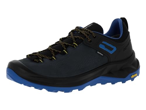 Wanderhalbschuhe Schladminger Art. Ramsau Man Low wasserdichte und gedämpft Wanderschuhe für Herren mit Wildleder Obermaterial | Trekkingschuhe Blau/Schwarz EU 41 von Schladminger Bergschuh