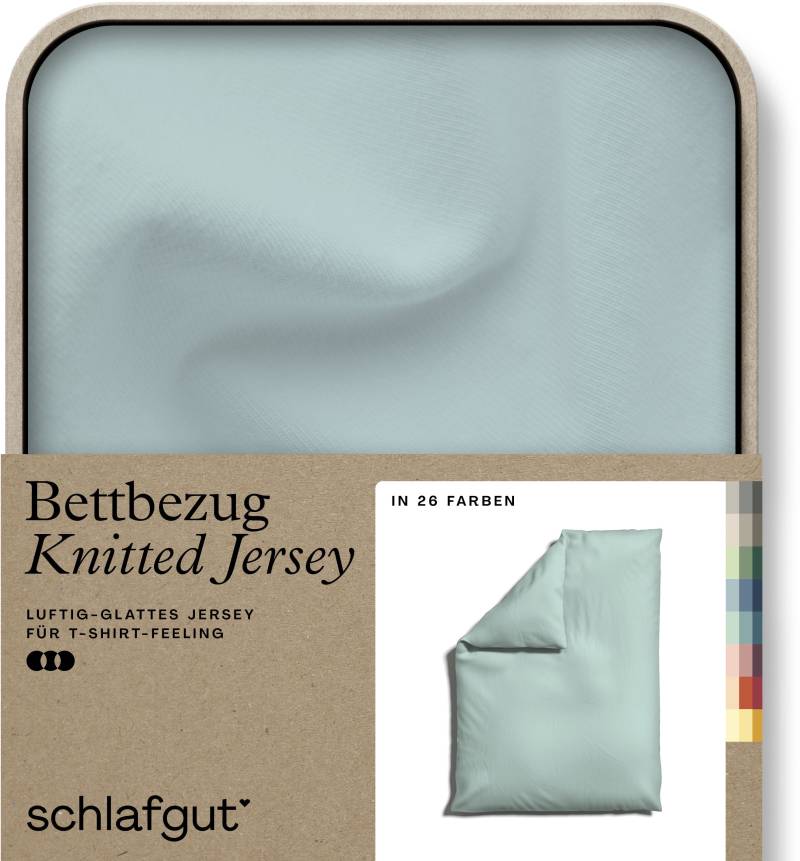 Schlafgut Bettbezug "Knitted Jersey uni, aus Bio-Baumwolle mit Elasthan, Reißverschluss" bügelfrei, Mix & Match Bettwäsche: passender Kissenbezug erhältlich Schlafgut Bettbezug "Knitted Jersey uni, aus Bio-Baumwolle mit Elasthan, Reißverschluss" bügelfrei, Mix & Match Bettwäsche: passender Kissenbezug erhältlich von Schlafgut