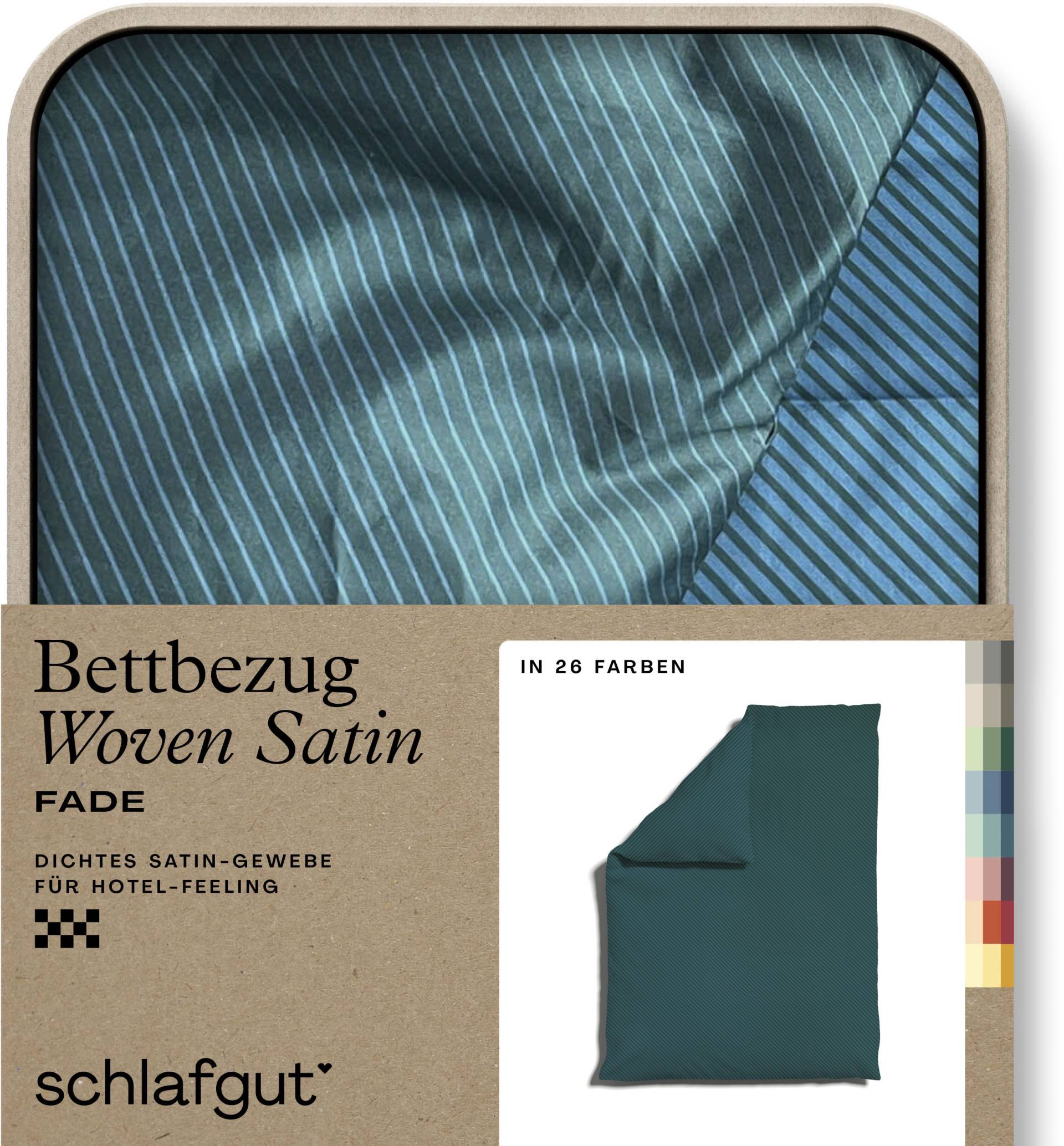 Schlafgut Bettbezug "Woven Satin Fade mit feinen Streifen", (1 St.) von Schlafgut