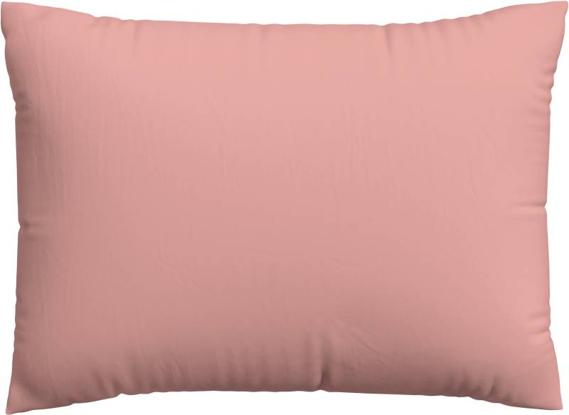 Schlafgut Kissenbezug "Woven Satin aus Mako-Baumwolle, langlebig, pflegeleicht, dicht gewebt" Kissenhülle mit Reißverschluss, passender Bettbezug erhältlich von Schlafgut