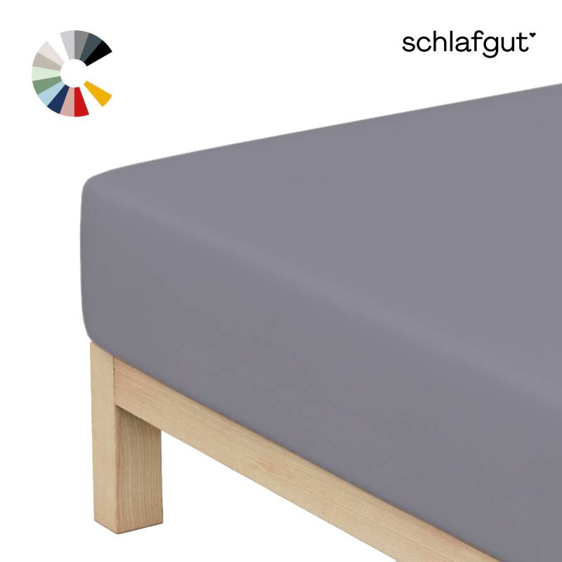 Schlafgut Spannbettlaken "Basic Cotton Spannbettlaken" Preiseinstiegsmodell von Schlafgut