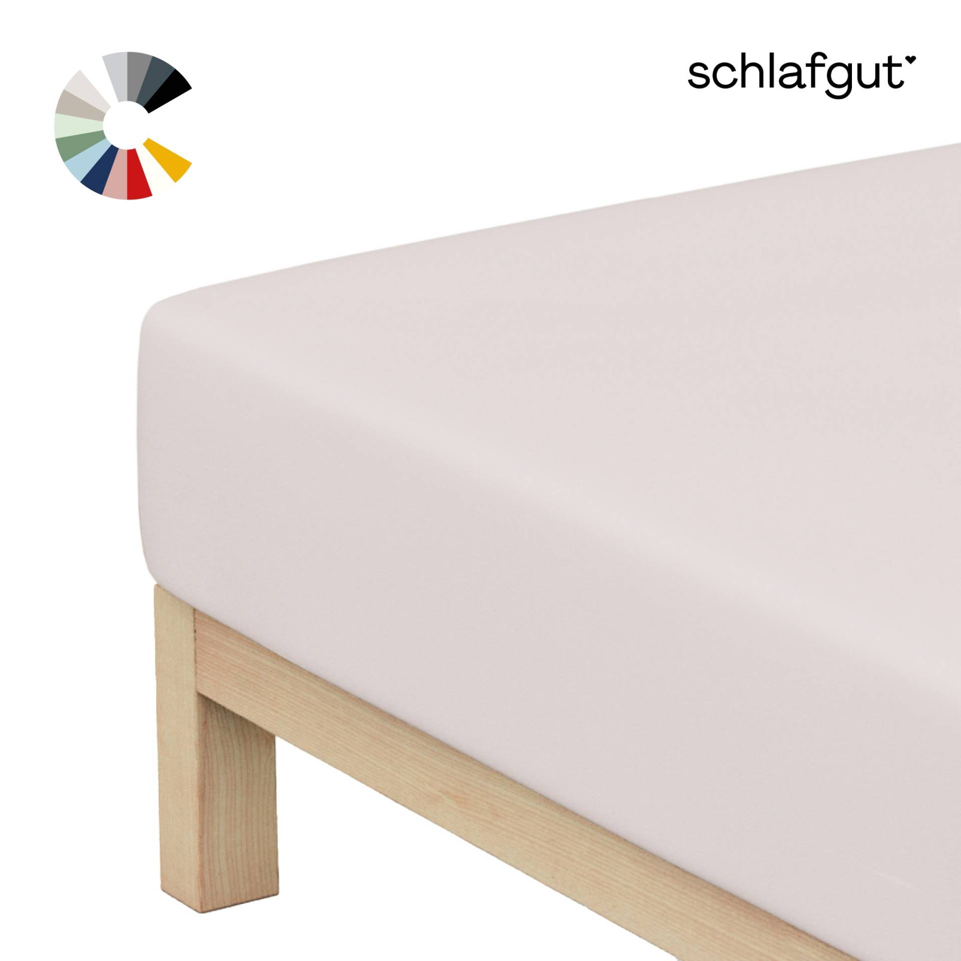 Schlafgut Spannbettlaken "Basic Cotton Spannbettlaken" Preiseinstiegsmodell von Schlafgut