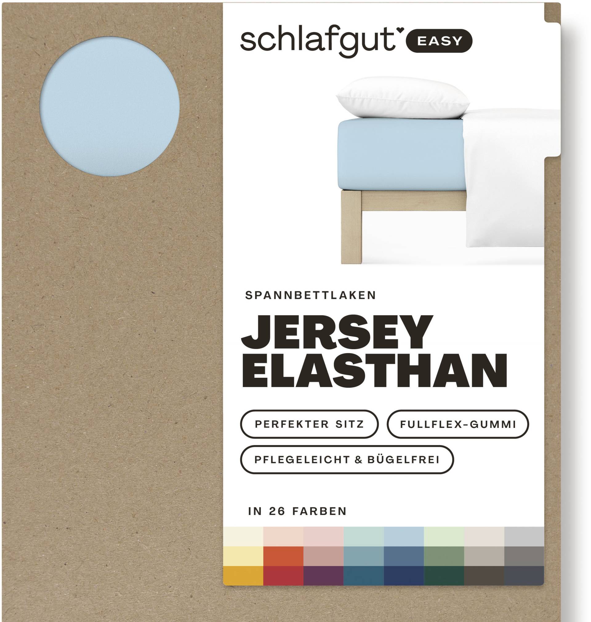 Schlafgut Spannbettlaken "EASY Jersey Elasthan" von Schlafgut