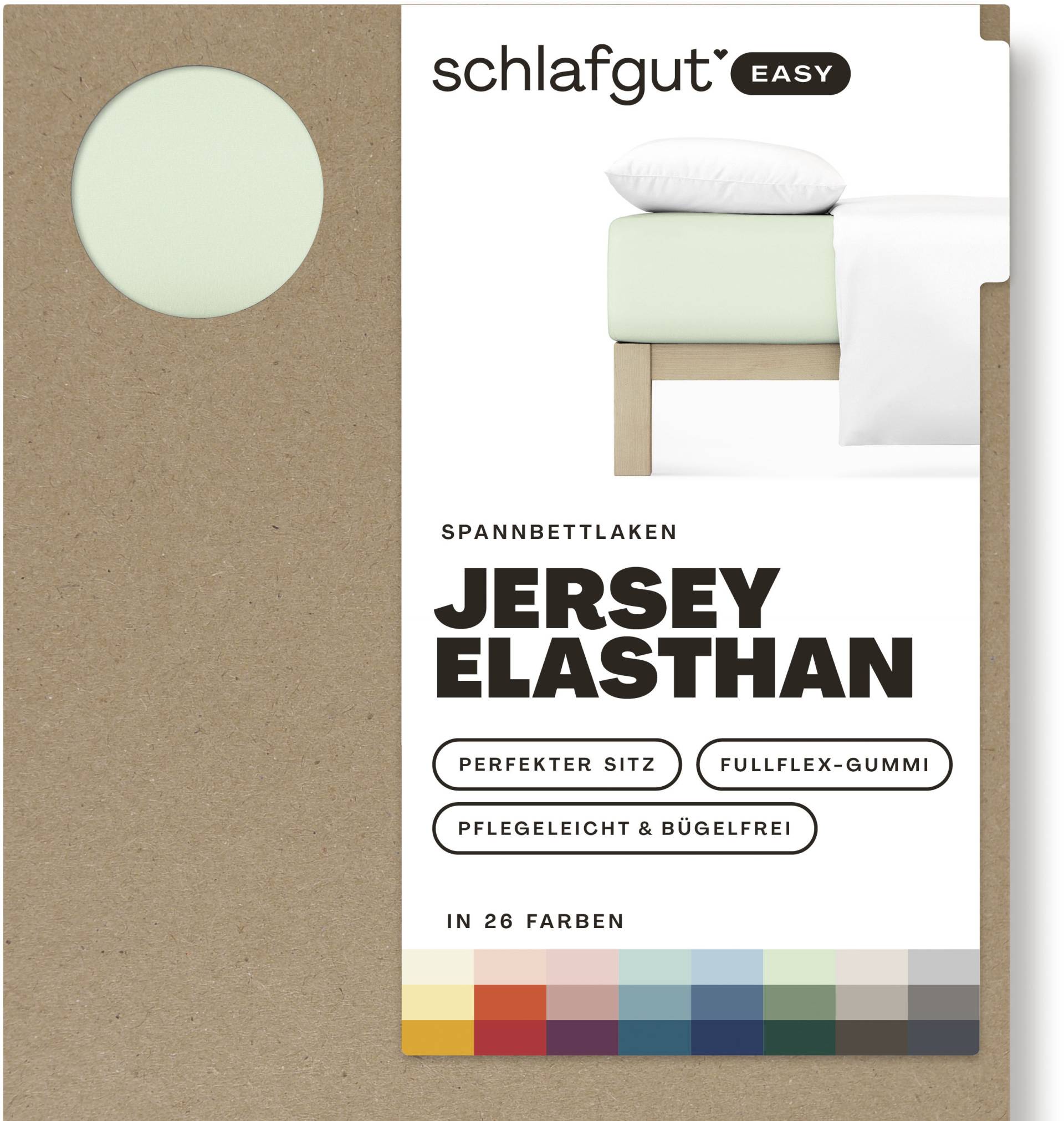 Schlafgut Spannbettlaken "EASY Jersey Elasthan" von Schlafgut