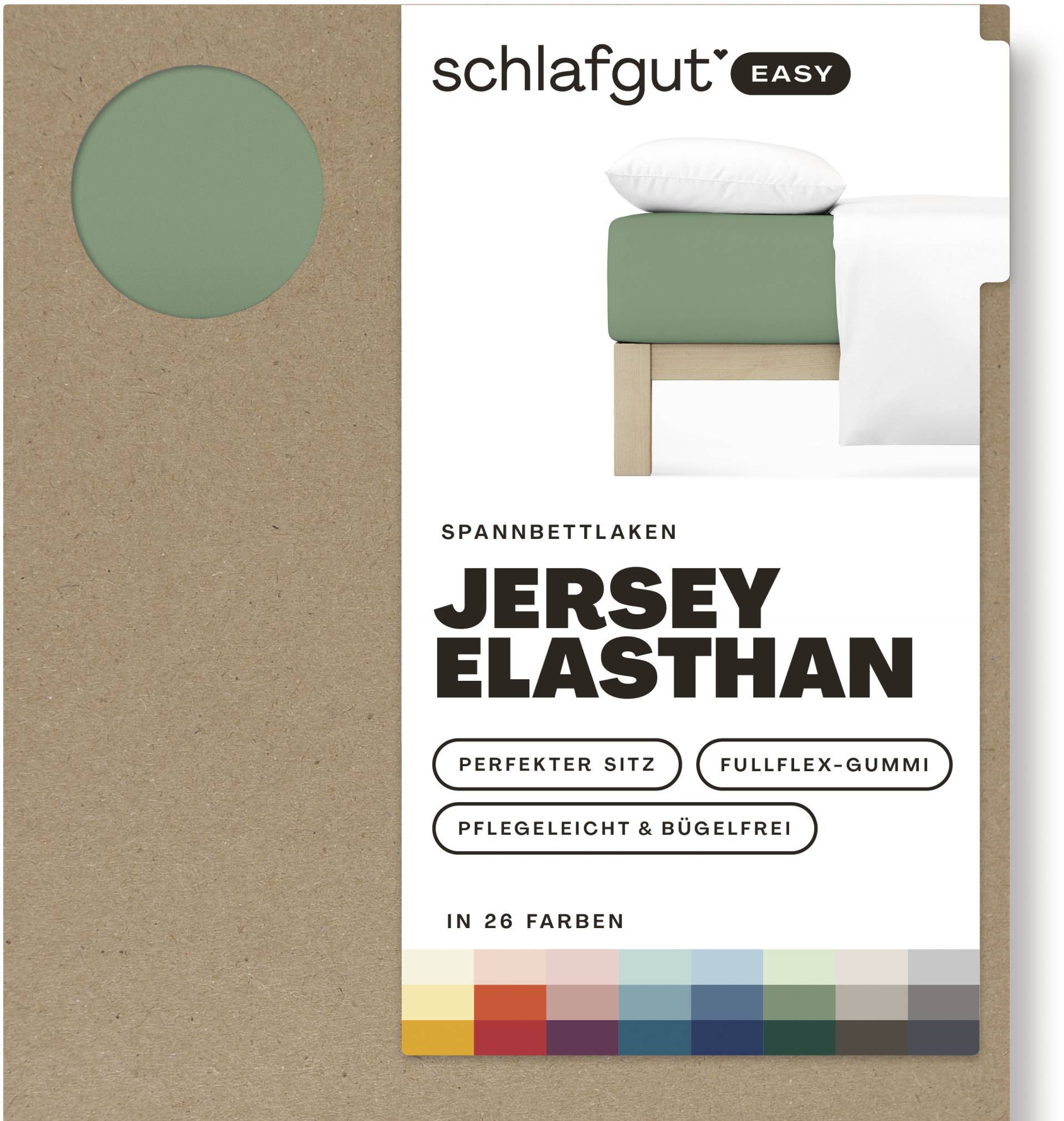 Schlafgut Spannbettlaken "EASY Jersey Elasthan" von Schlafgut