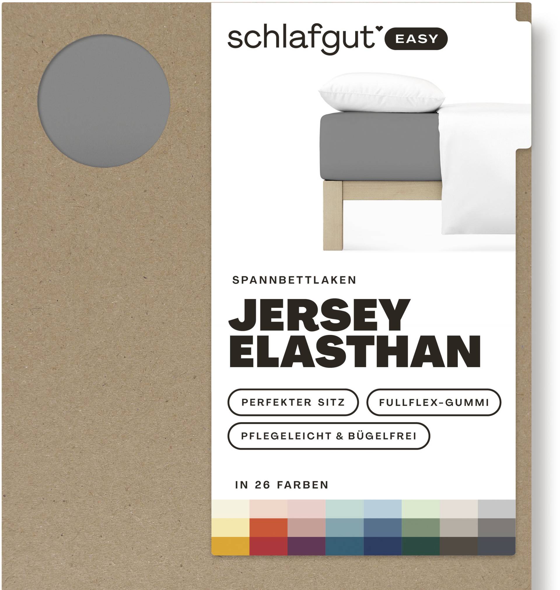 Schlafgut Spannbettlaken "EASY Jersey Elasthan" von Schlafgut