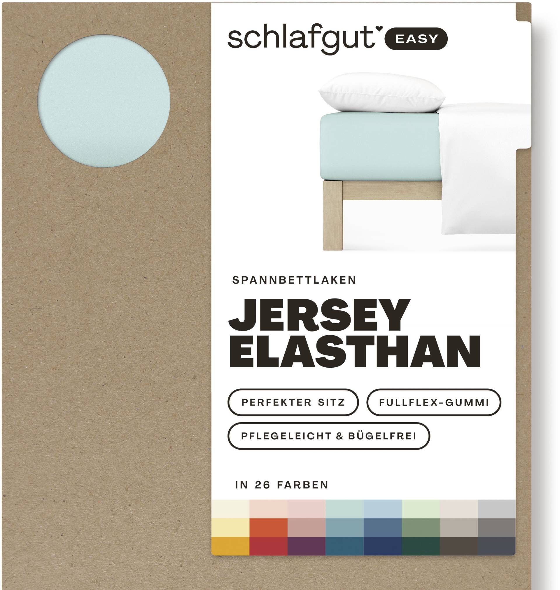 Schlafgut Spannbettlaken "EASY Jersey Elasthan" von Schlafgut