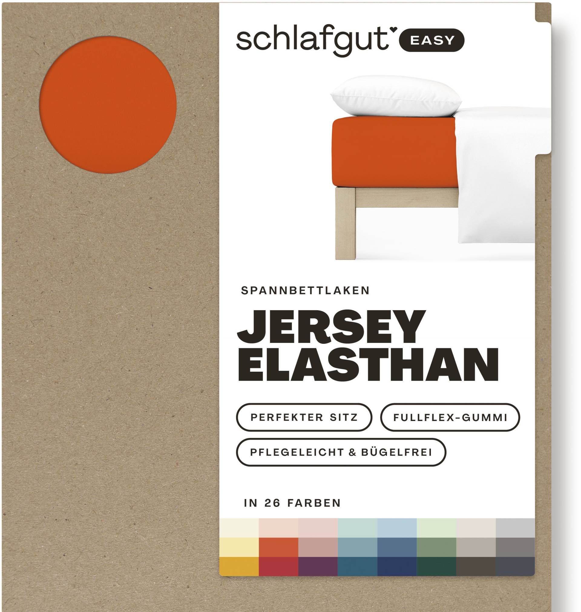 Schlafgut Spannbettlaken "EASY Jersey Elasthan" von Schlafgut