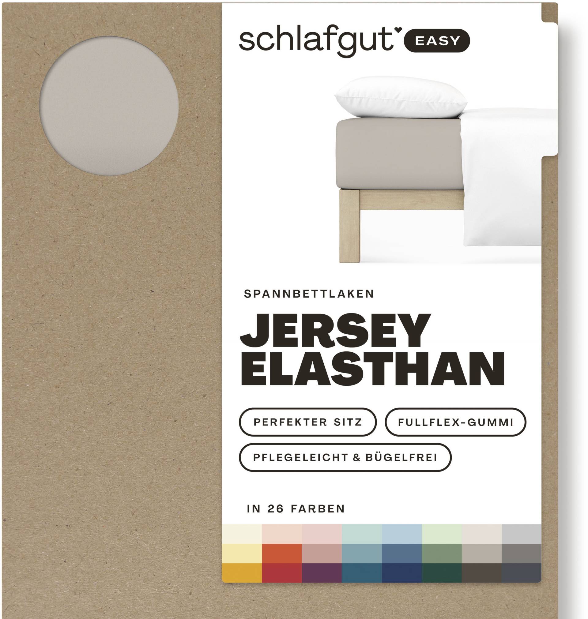 Schlafgut Spannbettlaken "EASY Jersey Elasthan" von Schlafgut