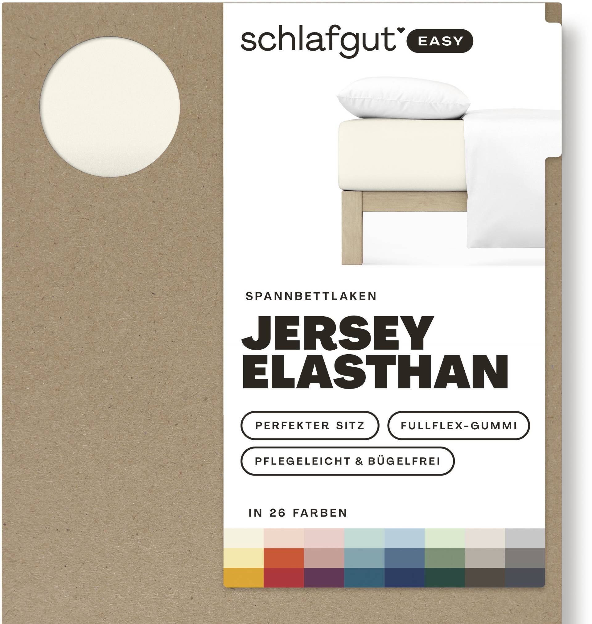 Schlafgut Spannbettlaken "EASY Jersey Elasthan" von Schlafgut