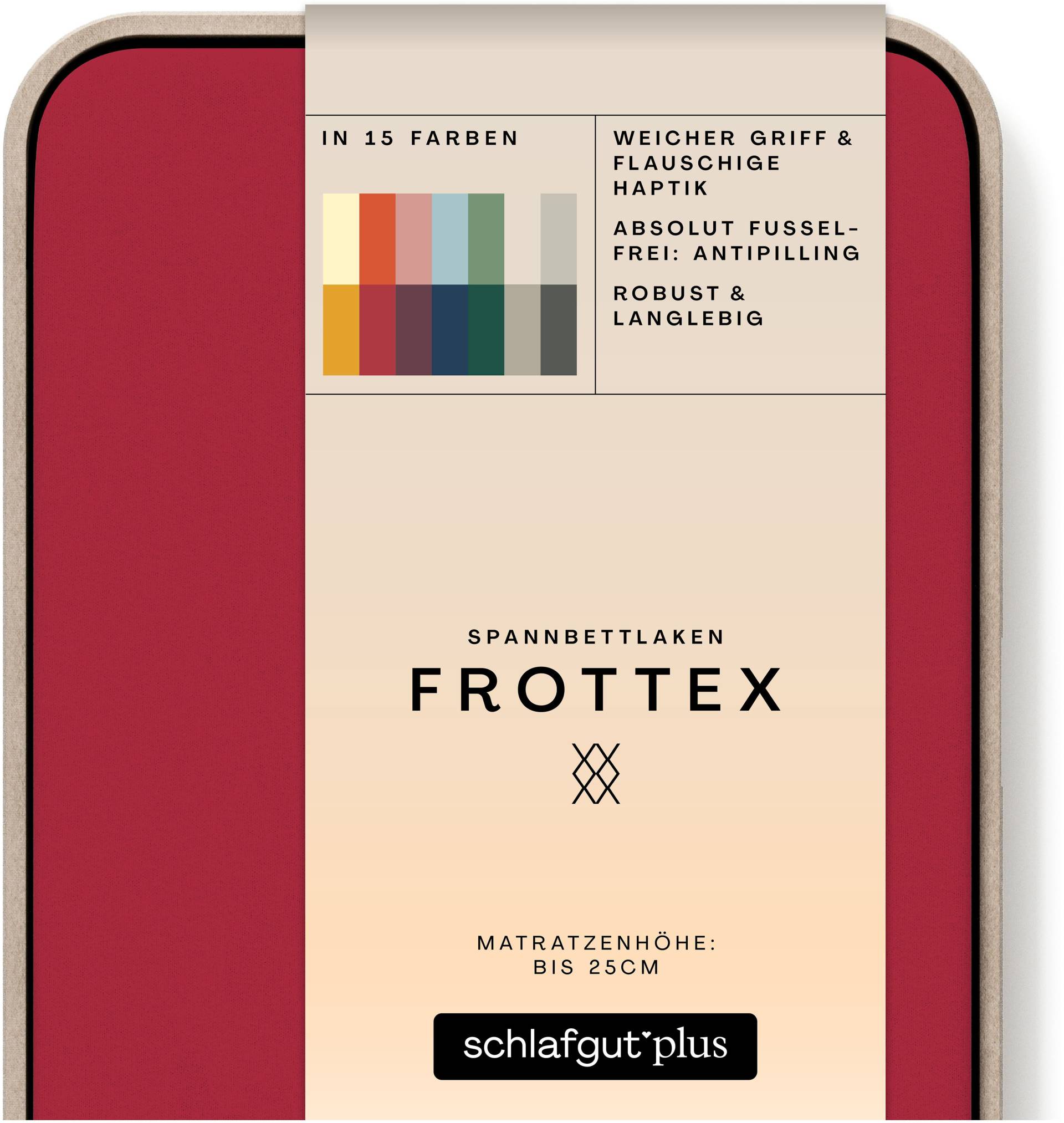 Schlafgut Spannbettlaken "Frottex", 100% Frottee von Schlafgut