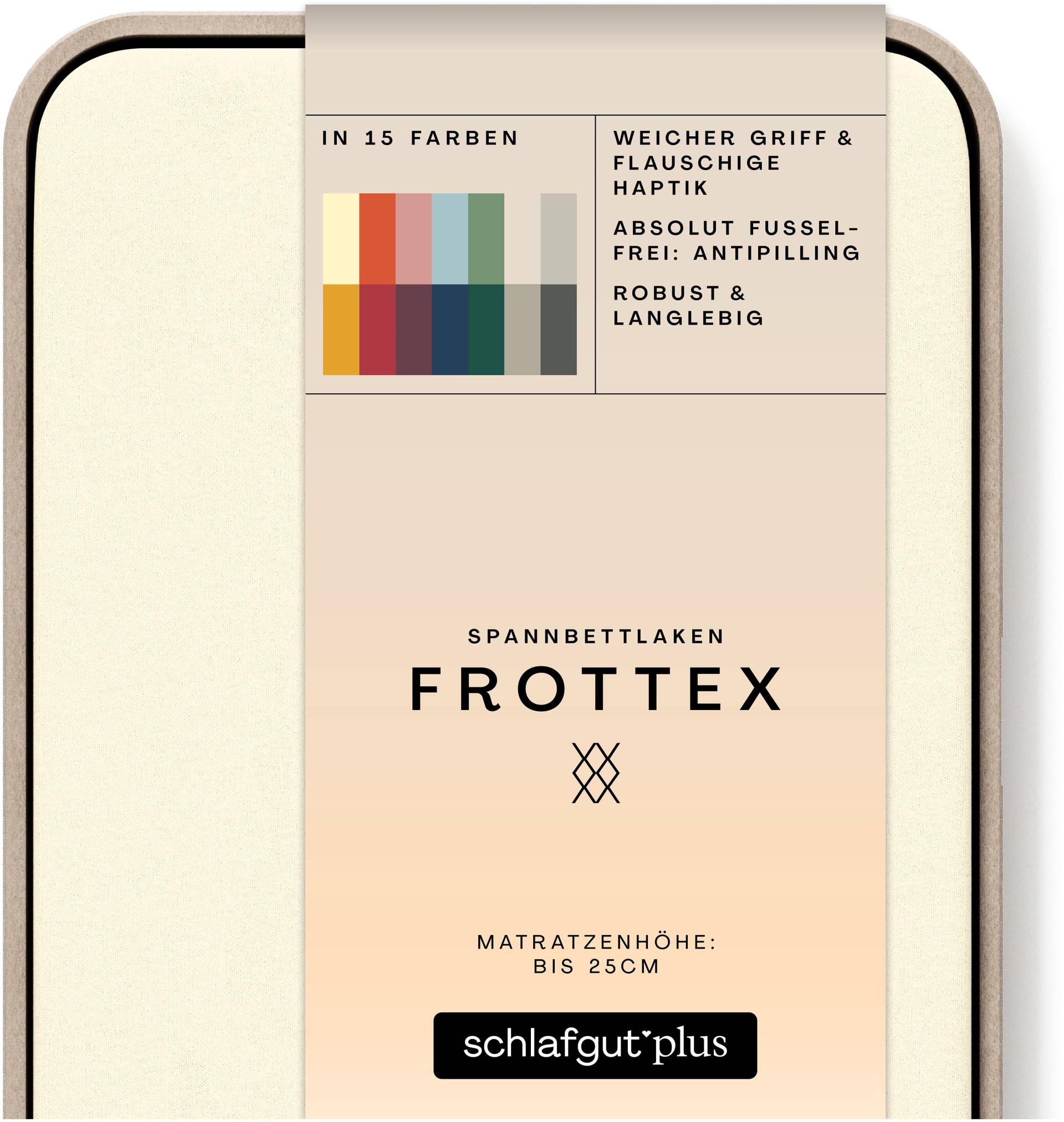 Schlafgut Spannbettlaken "Frottex" von Schlafgut