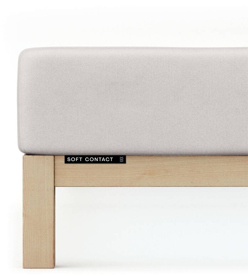 Schlafgut Spannbettlaken "Soft Contact" 100% Bio Baumwolle von Schlafgut