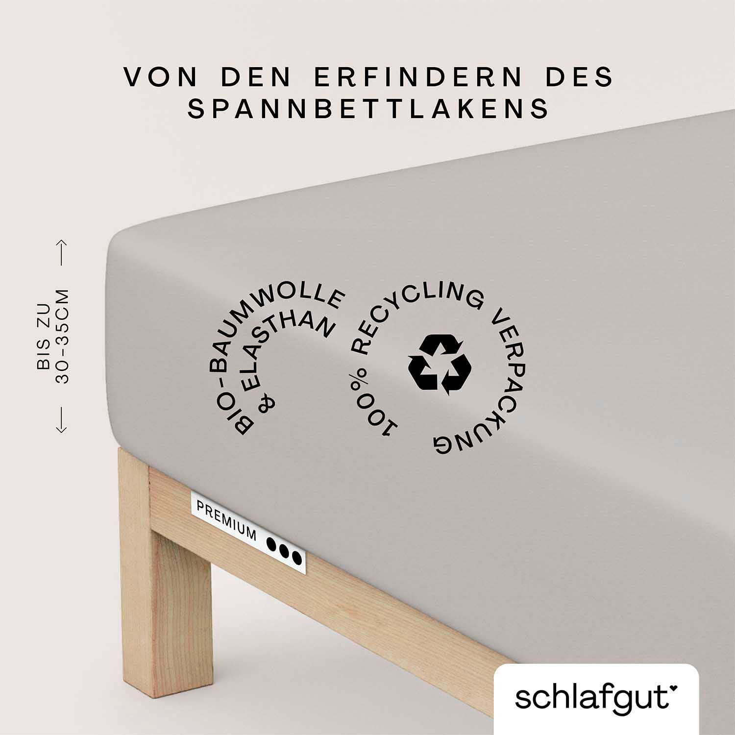 Schlafgut Spannbettlaken "Premium" von Schlafgut