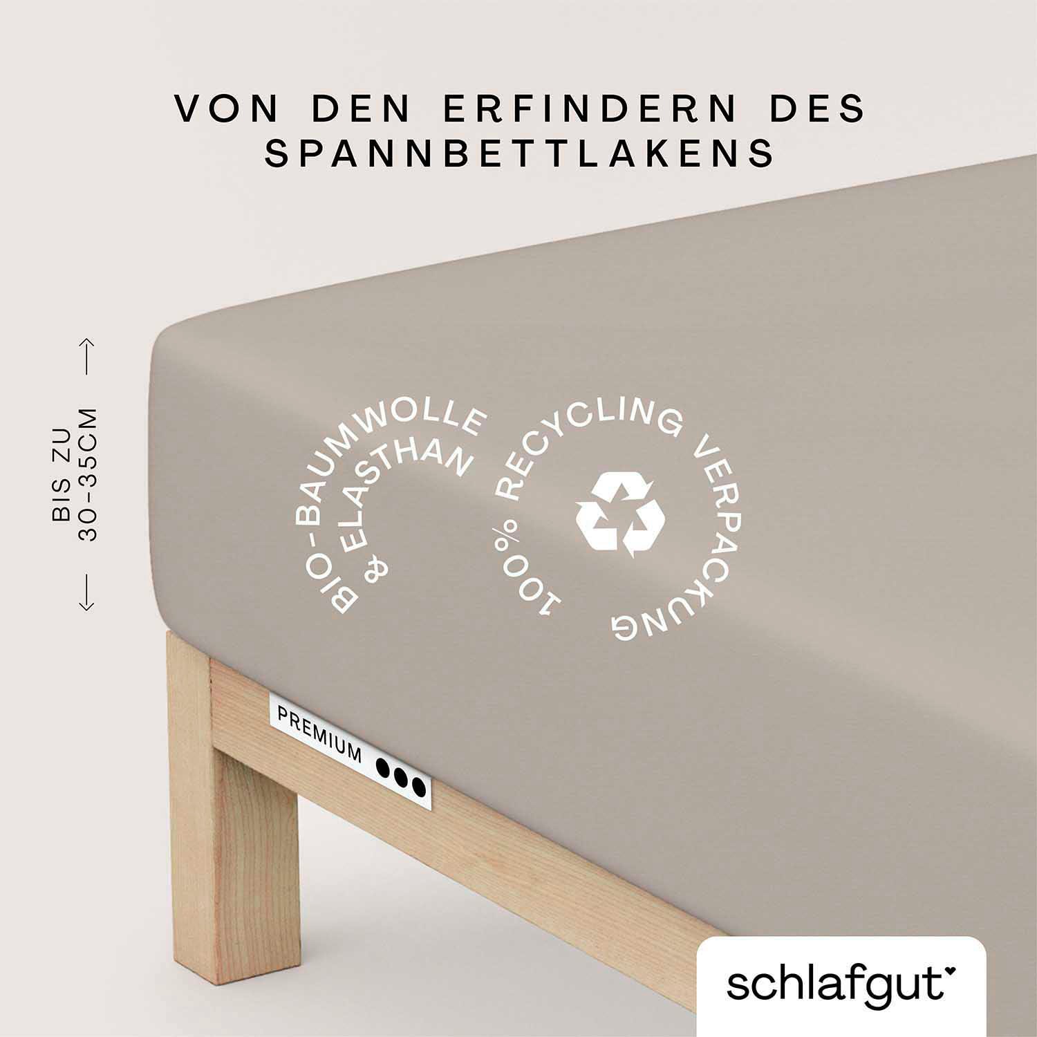 Schlafgut Spannbettlaken "Premium" von Schlafgut