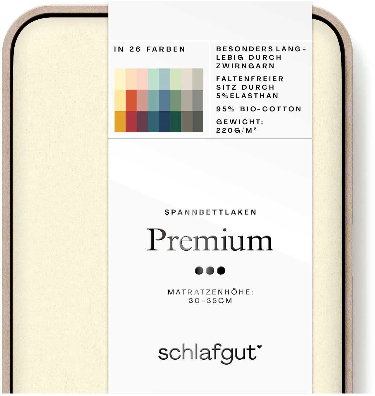 Schlafgut Spannbettlaken "Premium" von Schlafgut