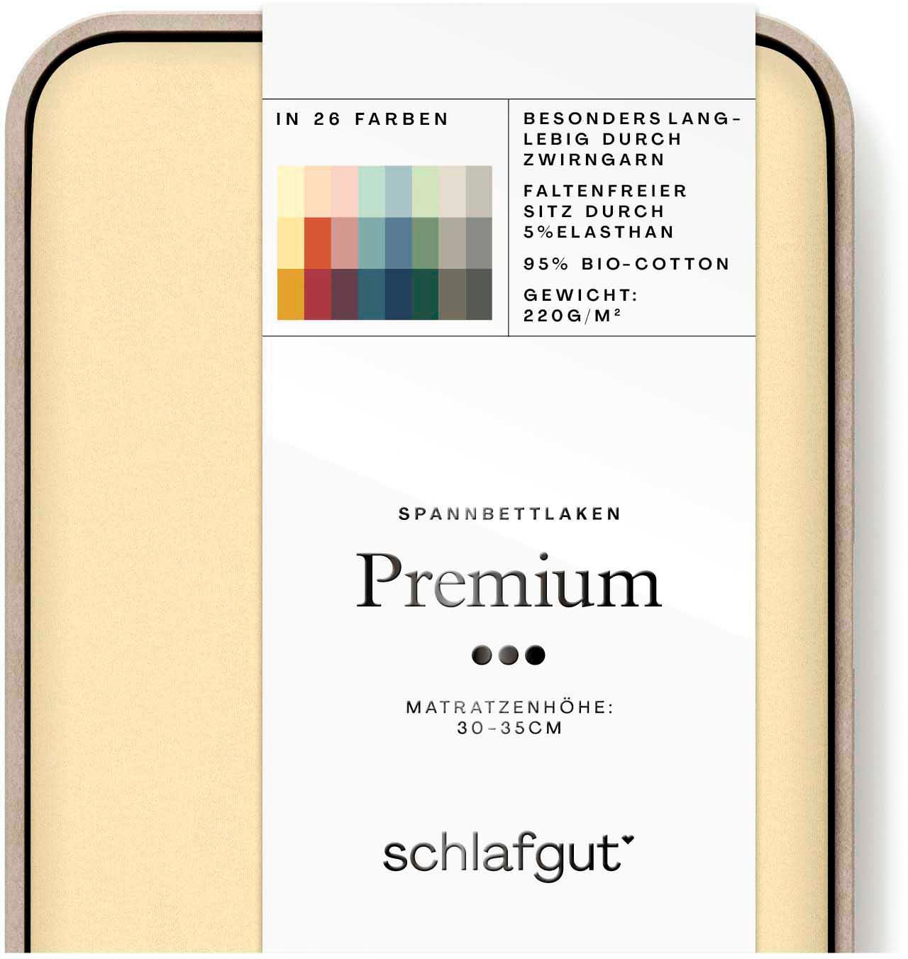 Schlafgut Spannbettlaken "Premium" von Schlafgut