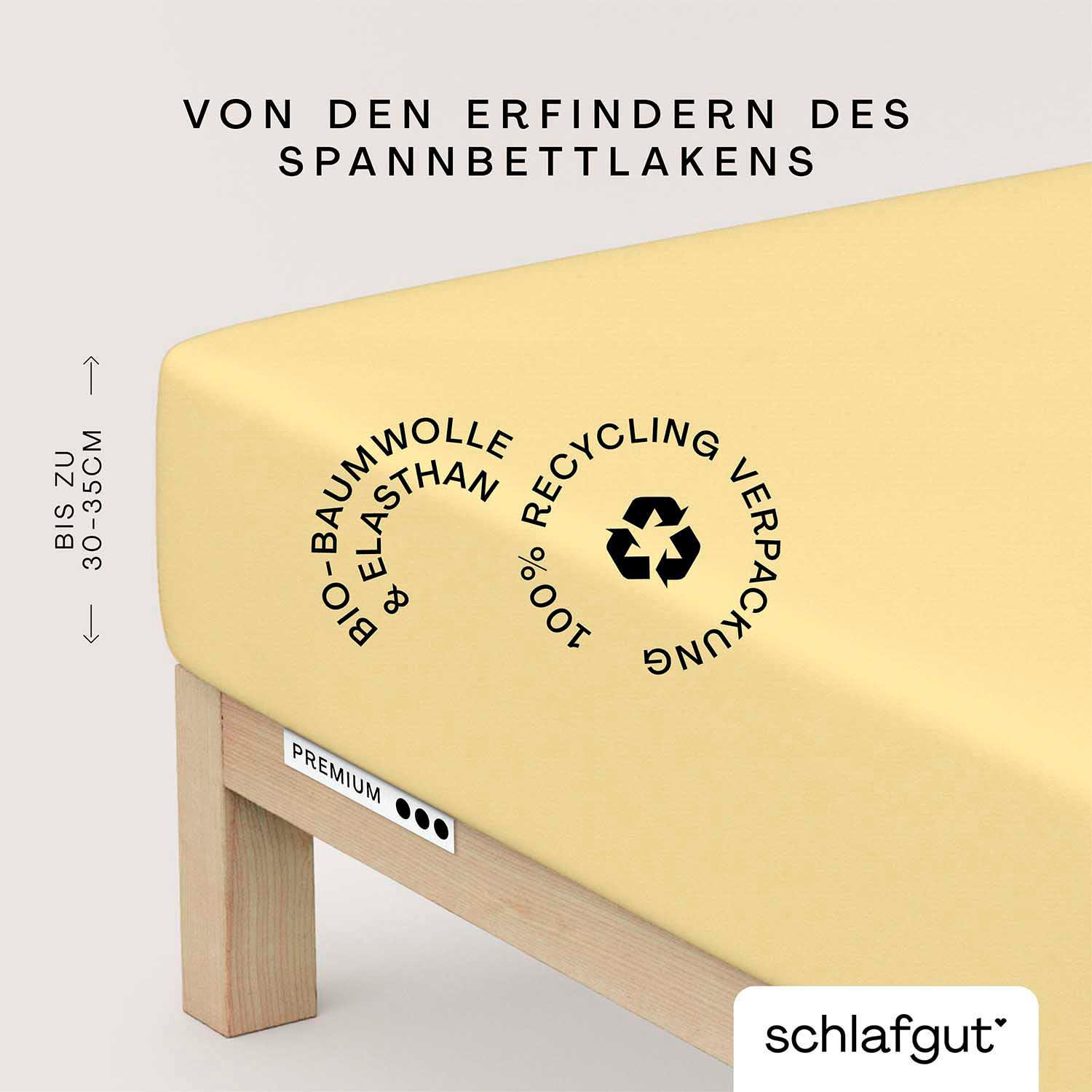 Schlafgut Spannbettlaken "Premium" von Schlafgut