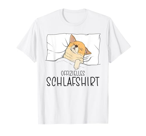 Schlafshirt Für Herren Lustig, Damen Pyjama Hunde Offizielles Schlafshirt Chihuahua, Schlafanzug Chihuahua T-Shirt von Schlafshirt Für Herren Lustig, Damen Pyjama Hunde